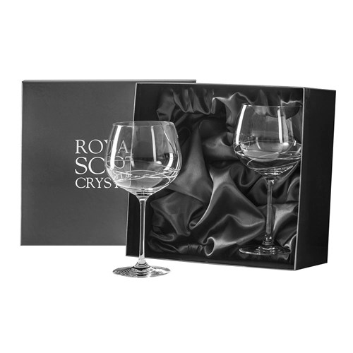 Skye 2 Gin and Tonic (GAndT) Copa Glasses 210mm (Presentation Boxed) Royal Scot Crystal - Top Choice